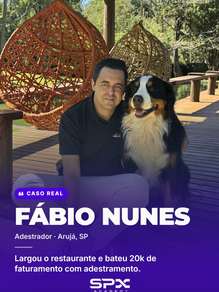Depoimento de Fábio Nunes, Adestrador em Arujá, SP