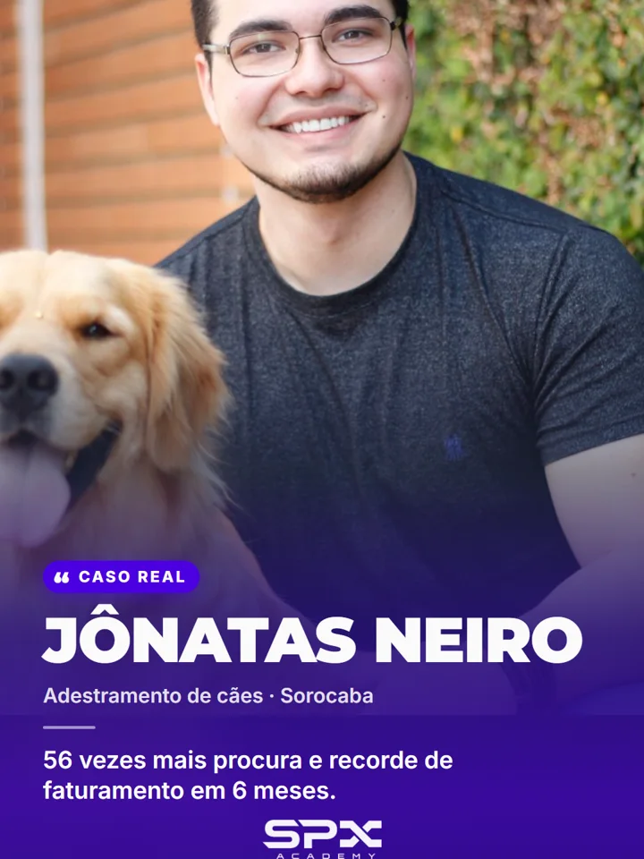 Depoimento de Jônatas Neiro, DedicaCão, adestramento em Sorocaba